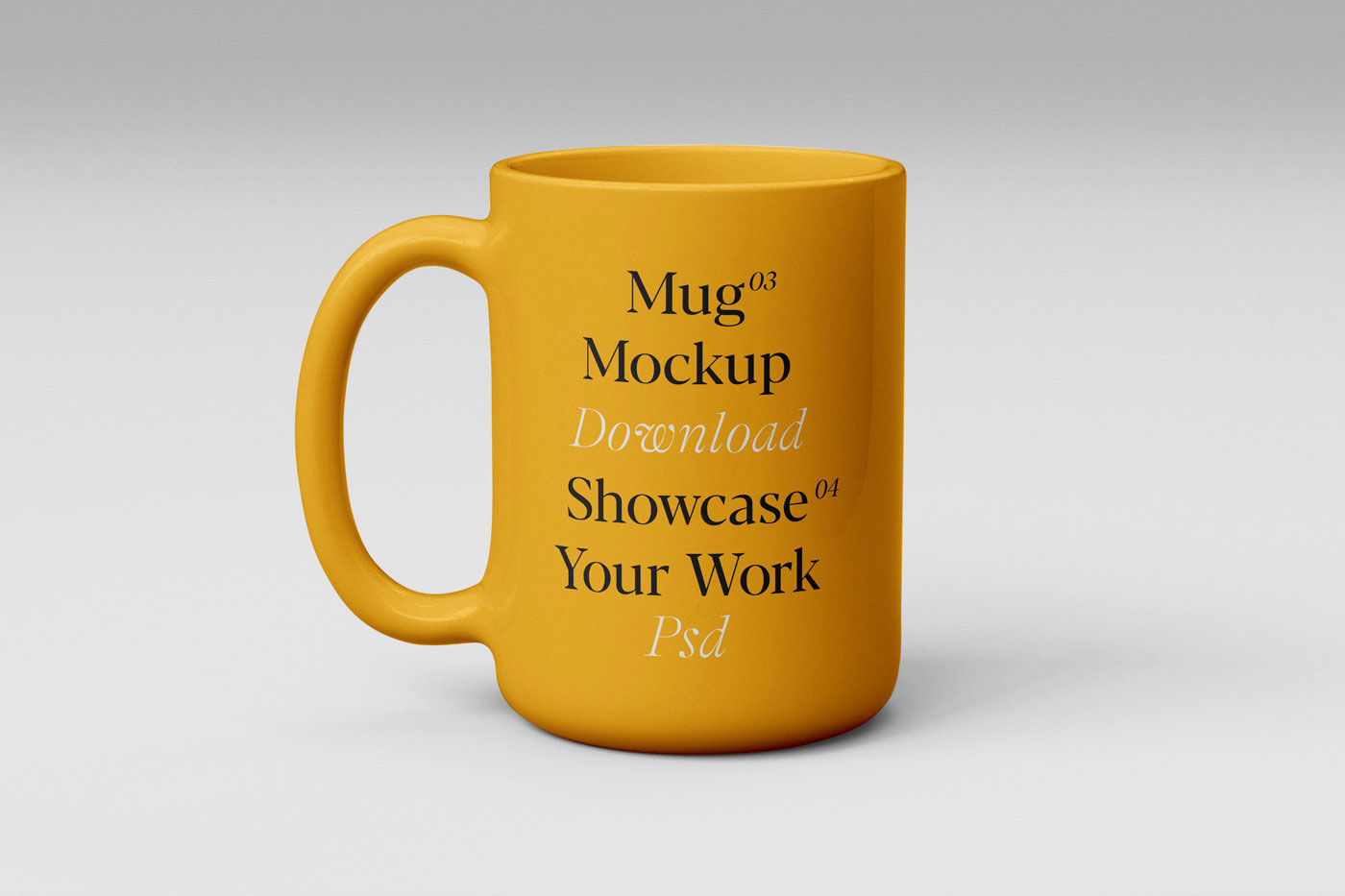 Front View Of Realistic Ceramic Mug Mockup (FREE) | Resource Boy