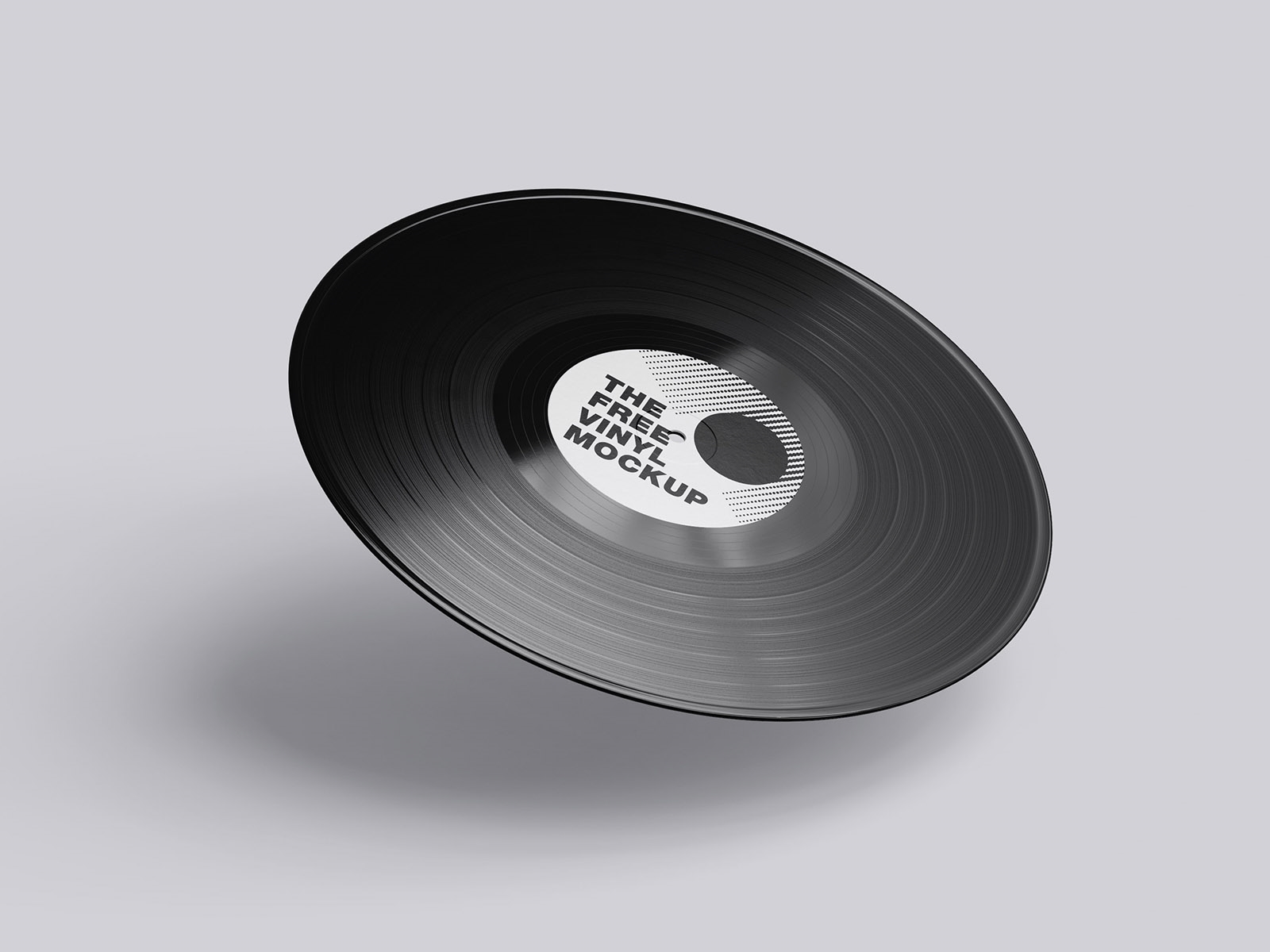 Record Vinyl Mockup of 5 Different Views FREE PSD