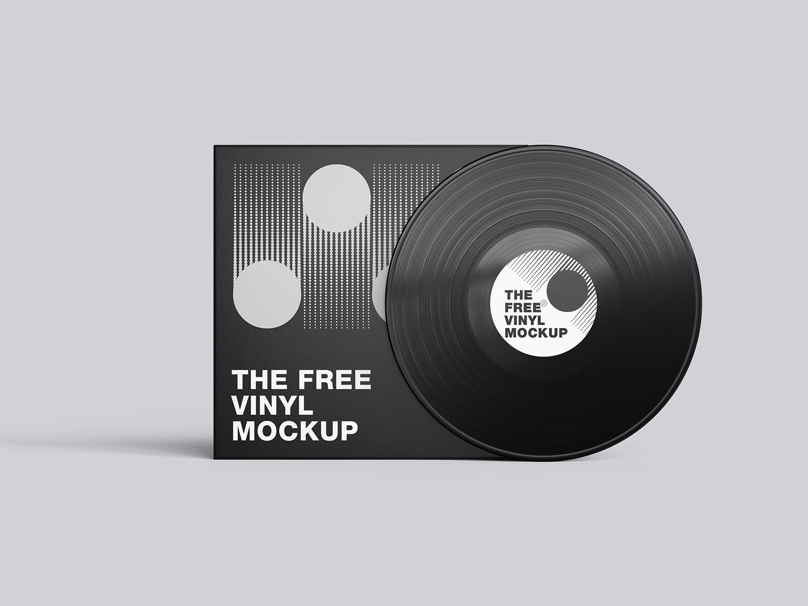 Record Vinyl Mockup of 5 Different Views FREE PSD