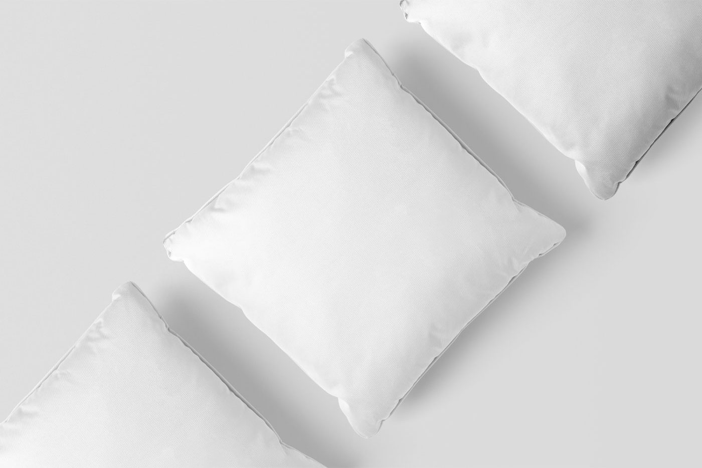 Top View of Square Pillow Mockup FREE PSD