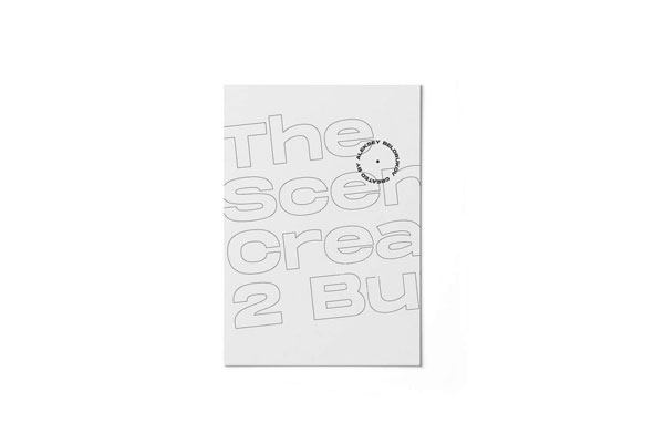 Vertical Paper Mockup in Top Sight FREE PSD