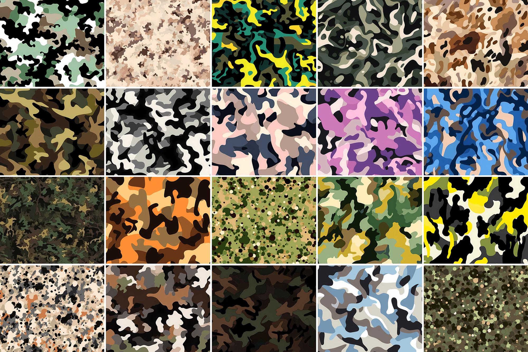 Free Camouflage Patterns (400+ Seamless Patterns) - Resource Boy