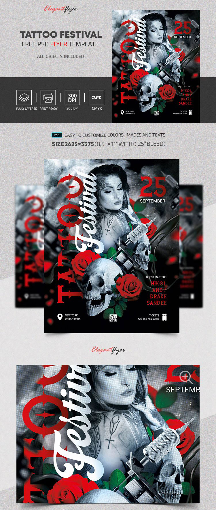 Tattoo Poster Templates | Customize & Download - PhotoADKing