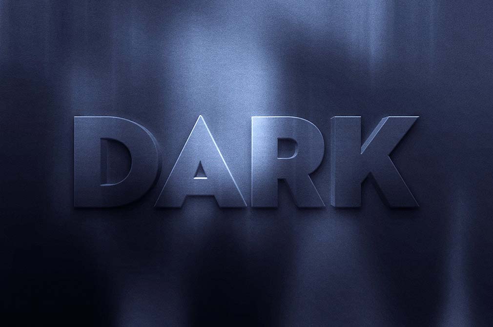 3D Dark Text Effect Free Download | Resource Boy