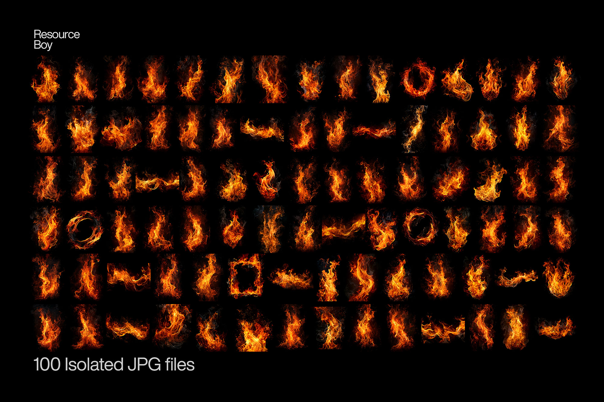 Free Fire Flame Textures / Backgrounds