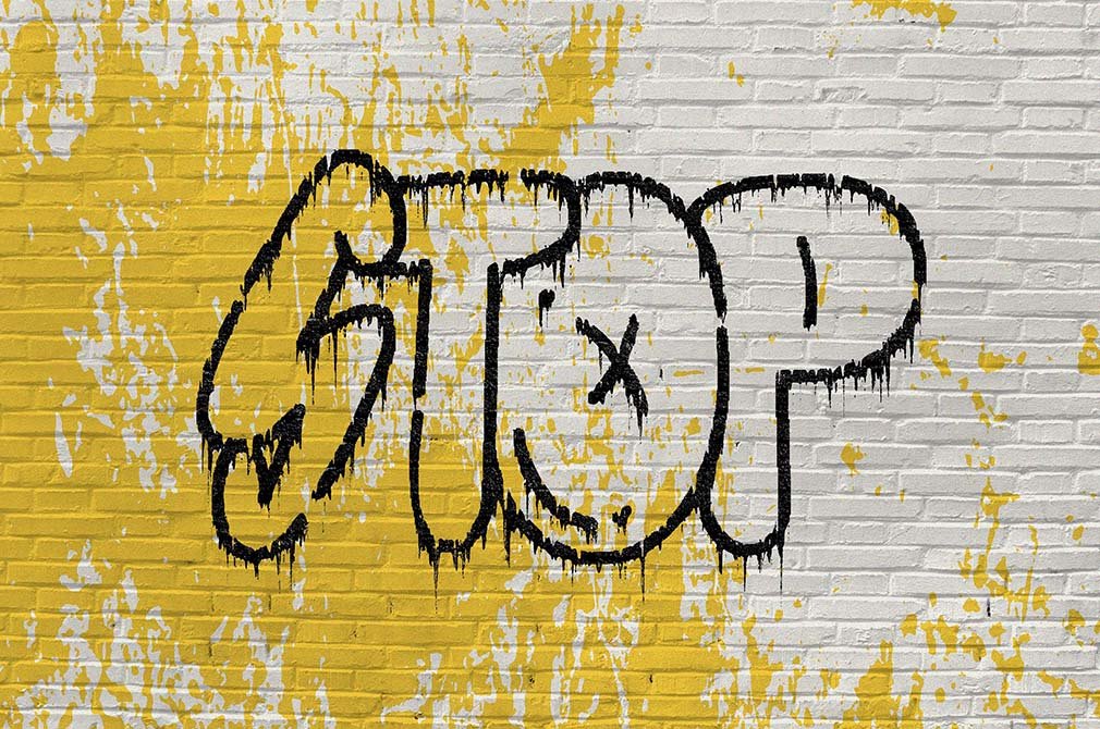 Leaking Graffiti Text Effect FREE PSD
