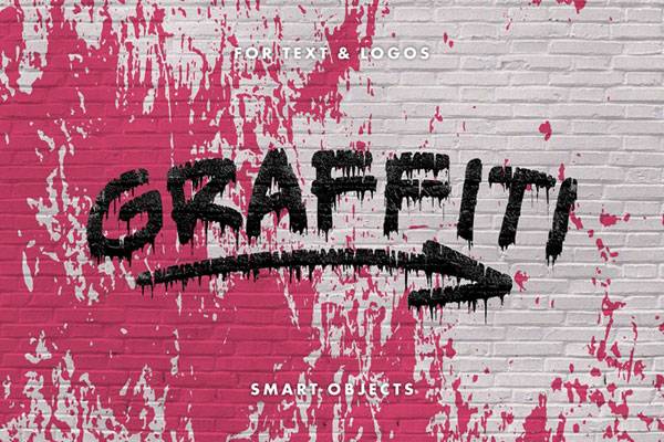 Leaking Graffiti Text Effect FREE PSD