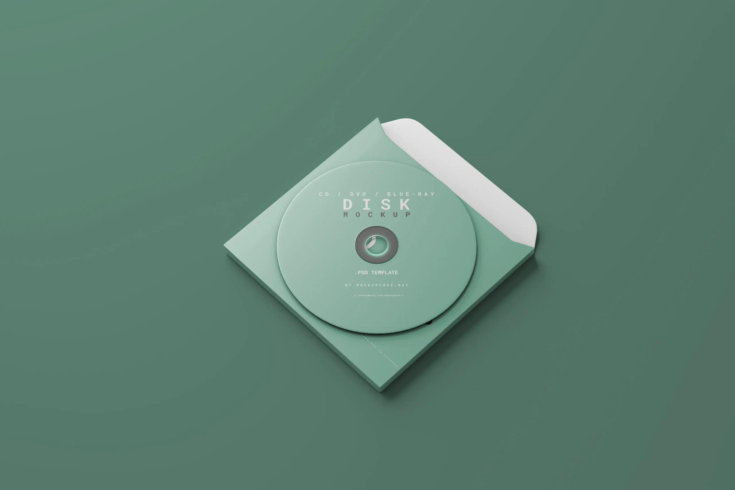 5 Disc Mockups with Box Packaging in Various Sights FREE PSD