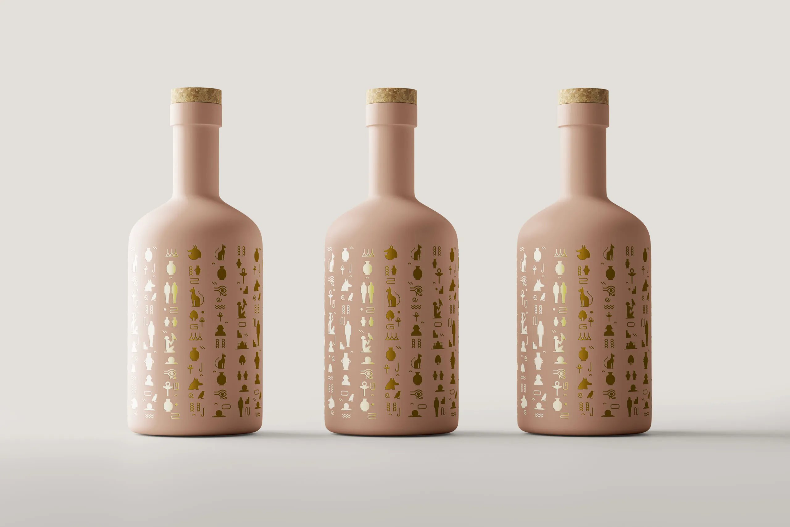 8 Clay Bottle Mockups in Different Sights FREE PSD