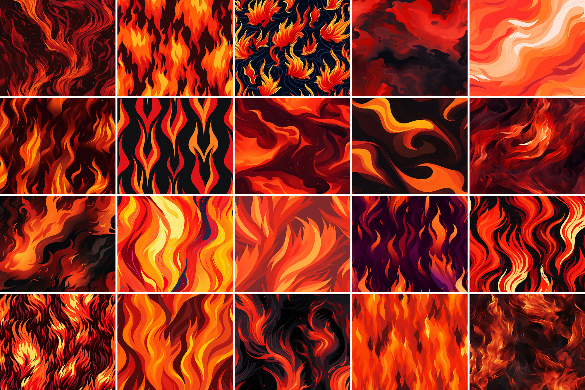 Free Fire Seamless Patterns