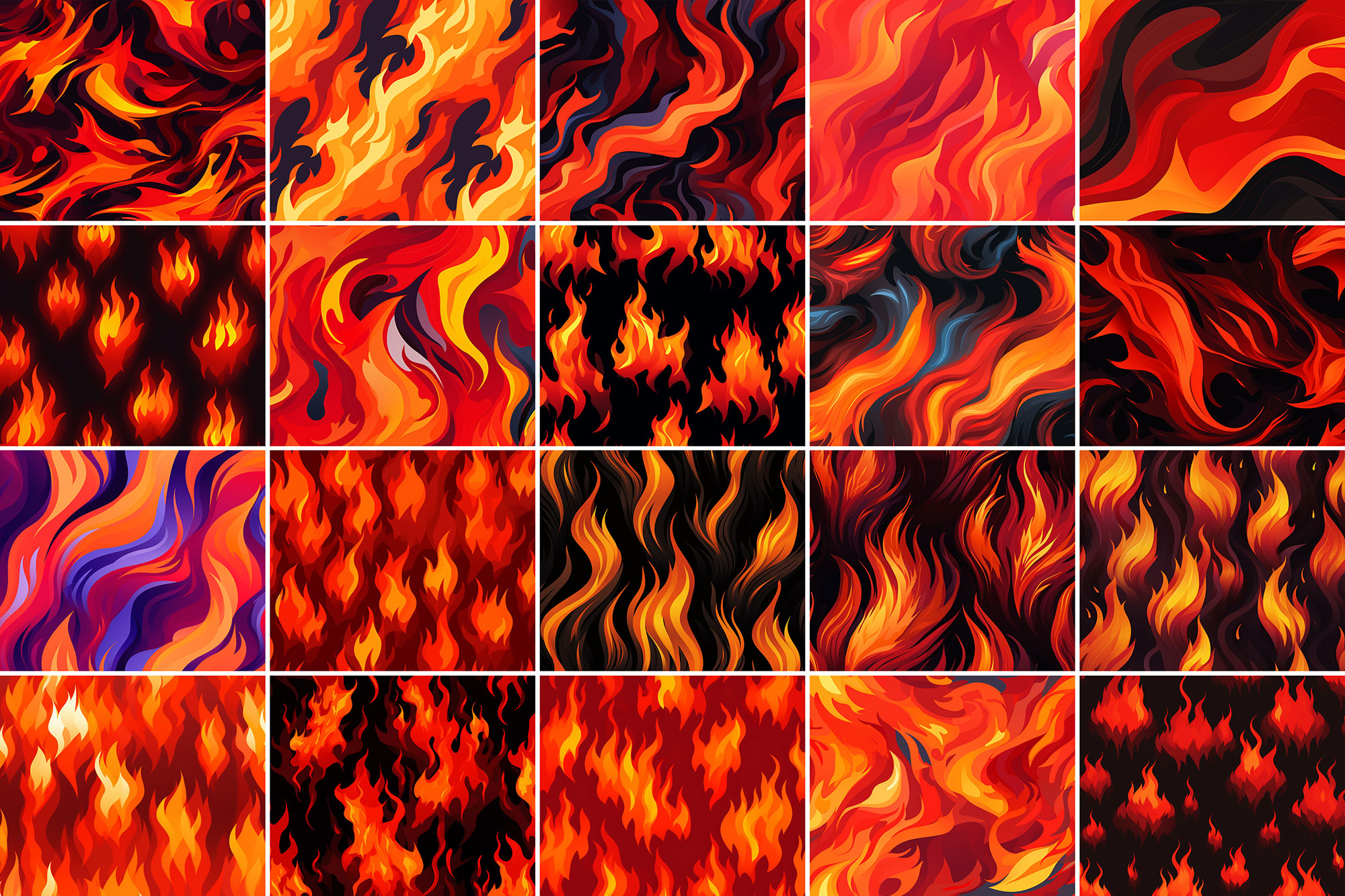 Free Fire Seamless Patterns