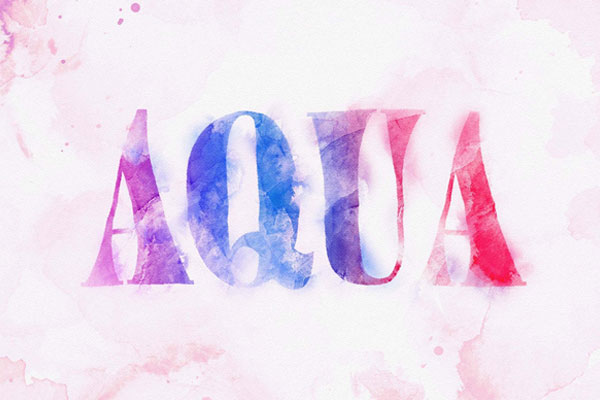 Aquarelle Logo and Text Effect FREE PSD