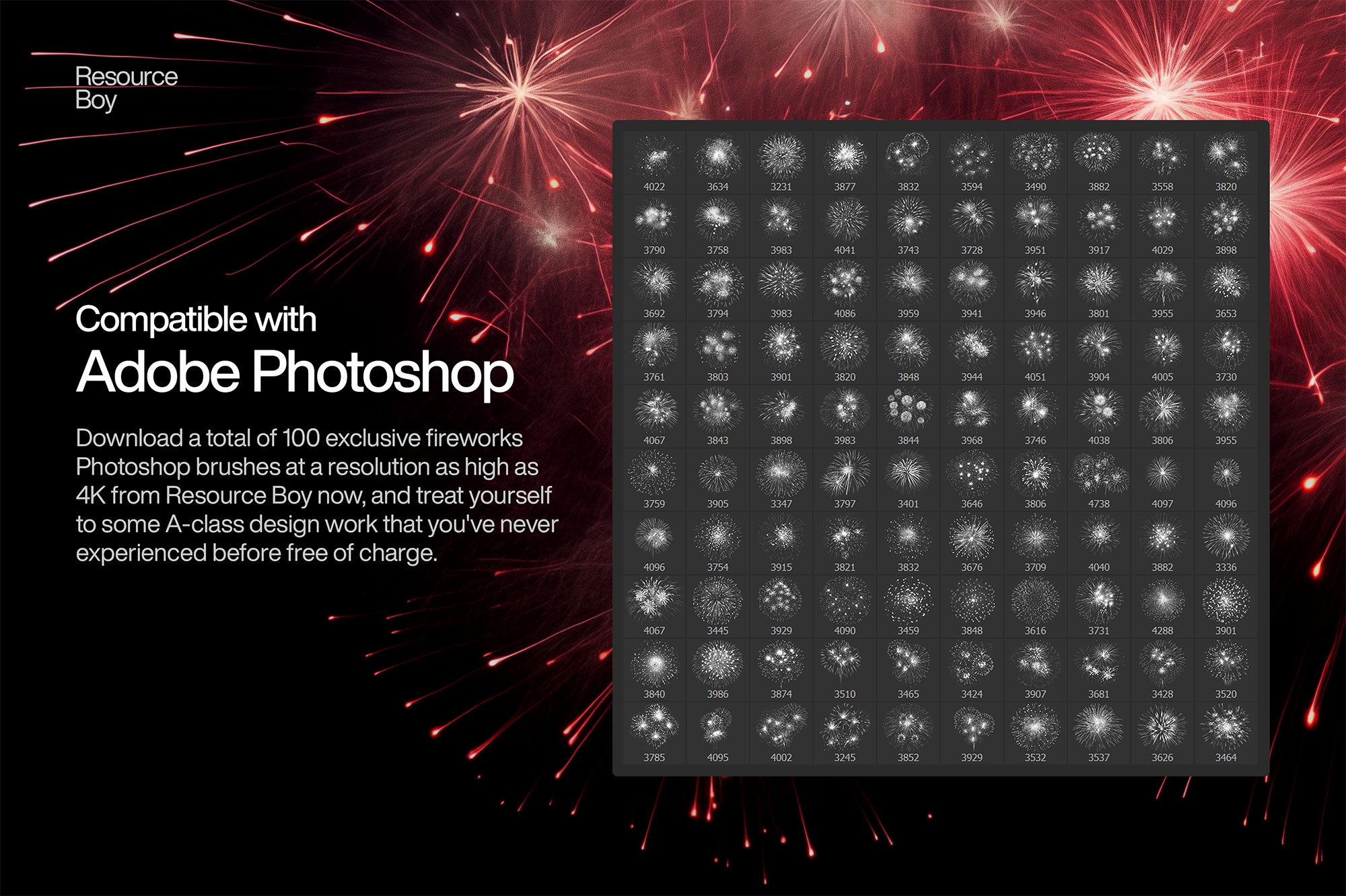 100+ Free Fireworks Photoshop Brushes