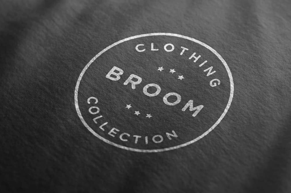 Perspective Sight of Exquisite Fabric Logo Mockup FREE PSD