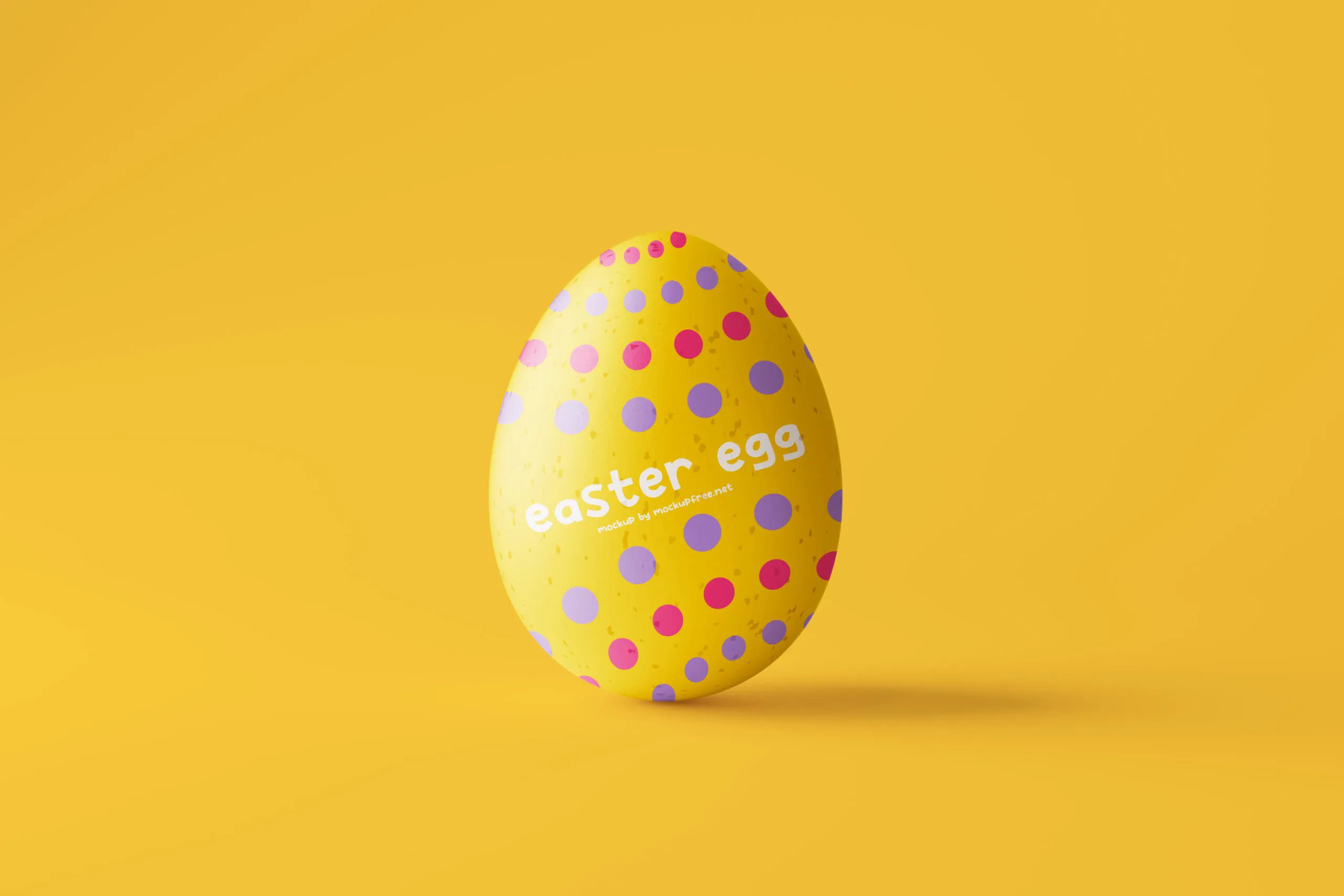Varied Visions of 10 Easter Eggs Mockups FREE PSD