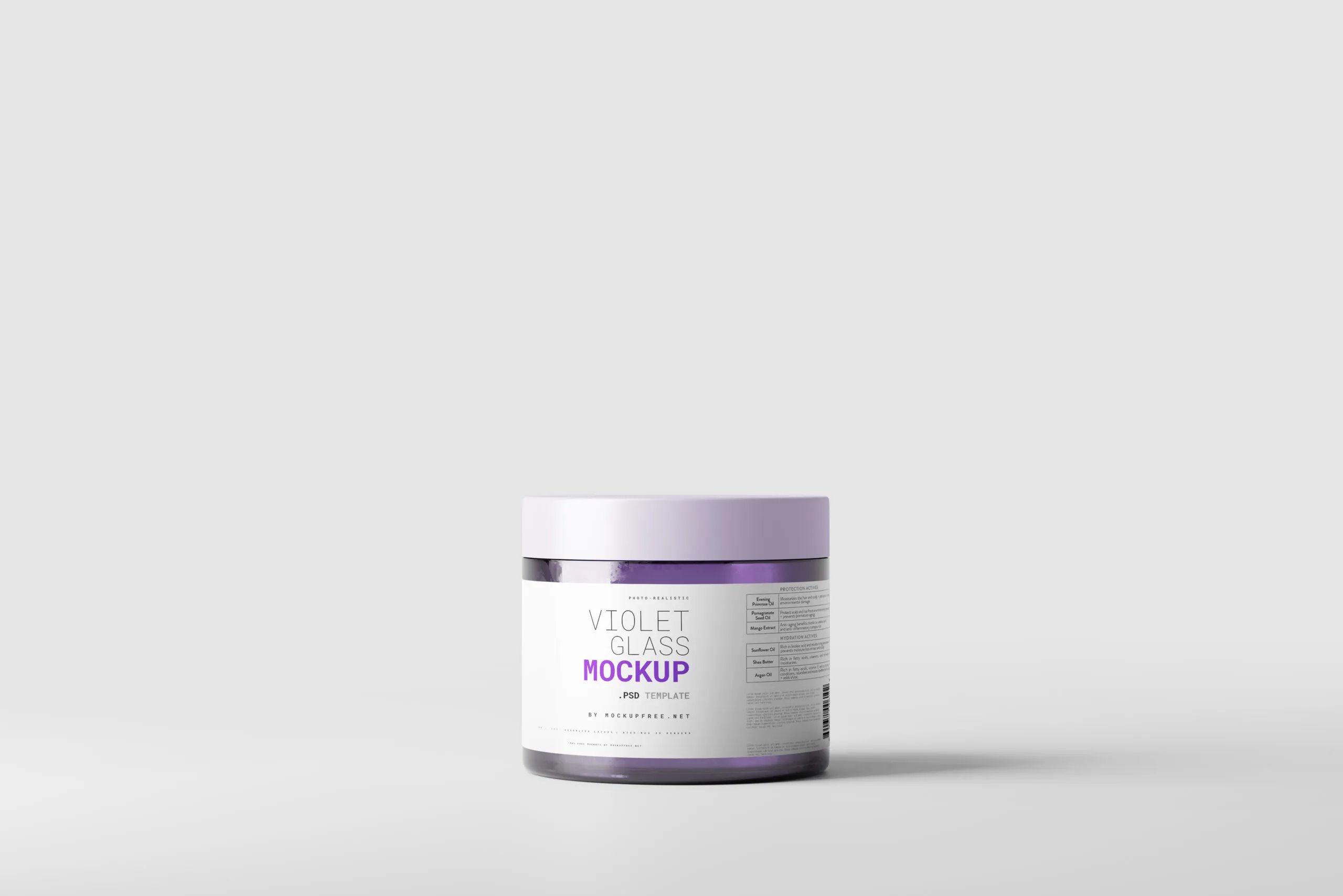 5 Glass Jar Mockups in Different Sights FREE PSD