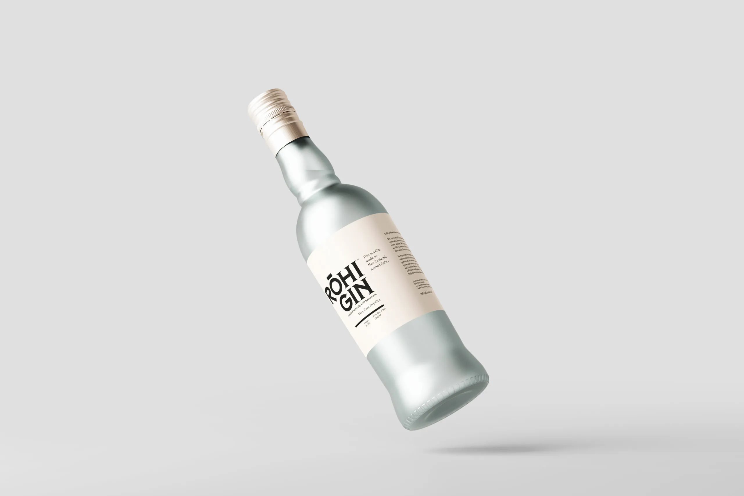 5 Mockups of Glass Spirit Liquor Bottle in Varied Views FREE PSD