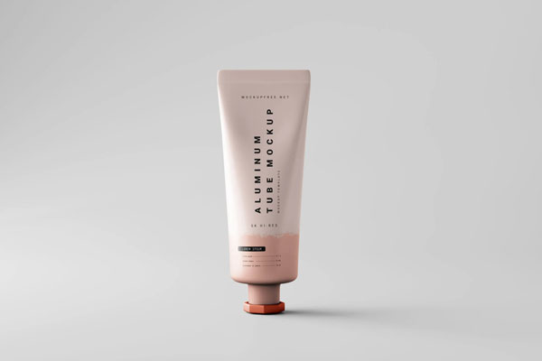 5 Mockups of Metallic Cosmetic Tubes in Distinct Visions FREE PSD