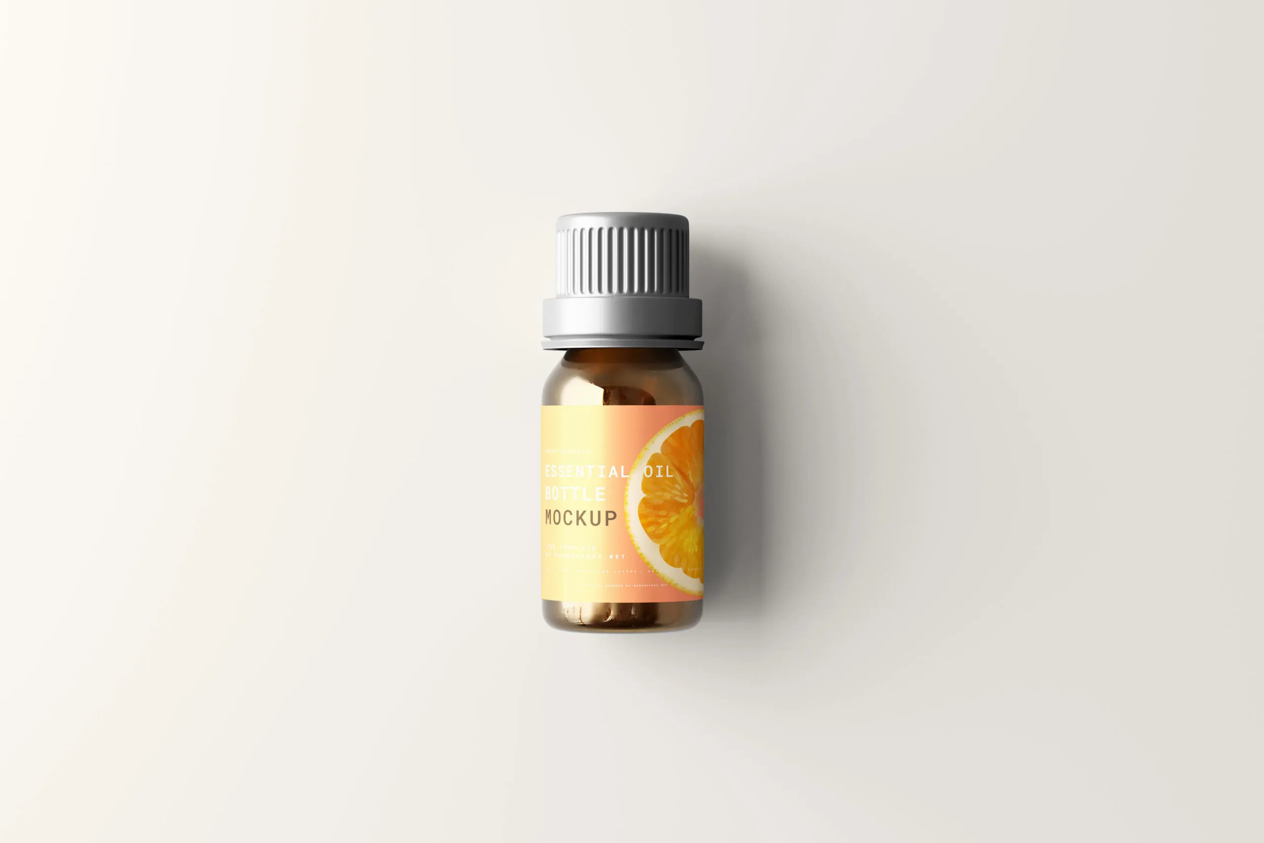 5 Small Essential Oil Bottle Mockups in Distinct Visions FREE PSD