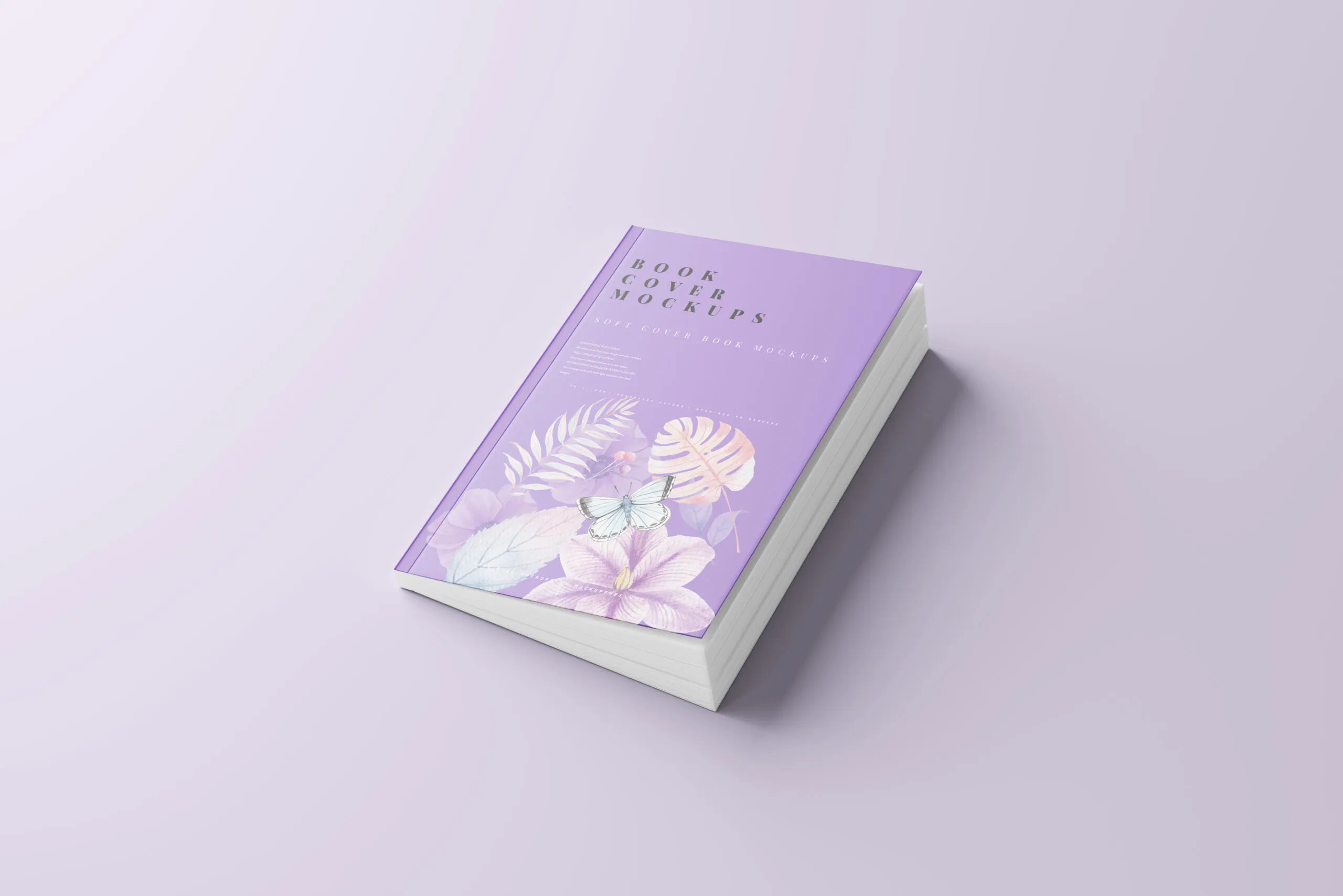 6 Soft Cover Book Mockup in Varied Visions FREE PSD