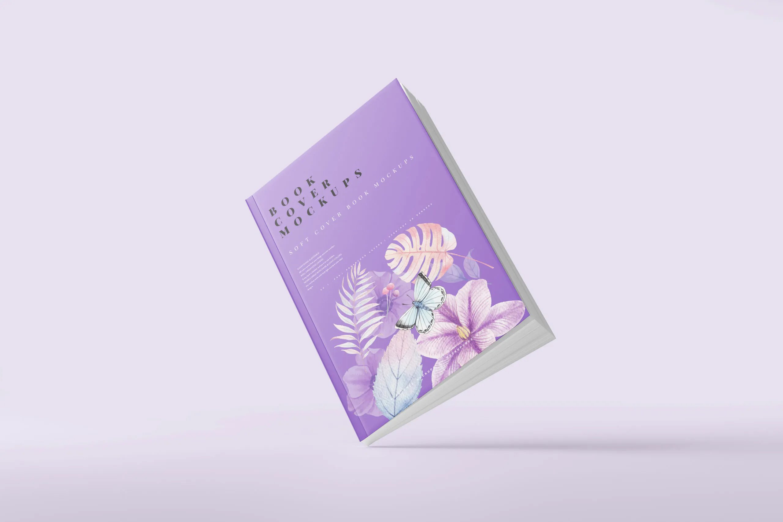 6 Soft Cover Book Mockup in Varied Visions FREE PSD
