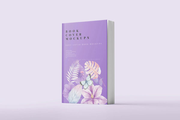 6 Soft Cover Book Mockup in Varied Visions FREE PSD