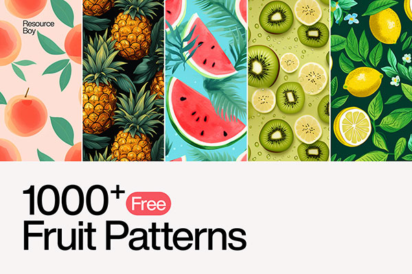 Free Fruit Patterns (1000+ Seamless Patterns) | Resource Boy