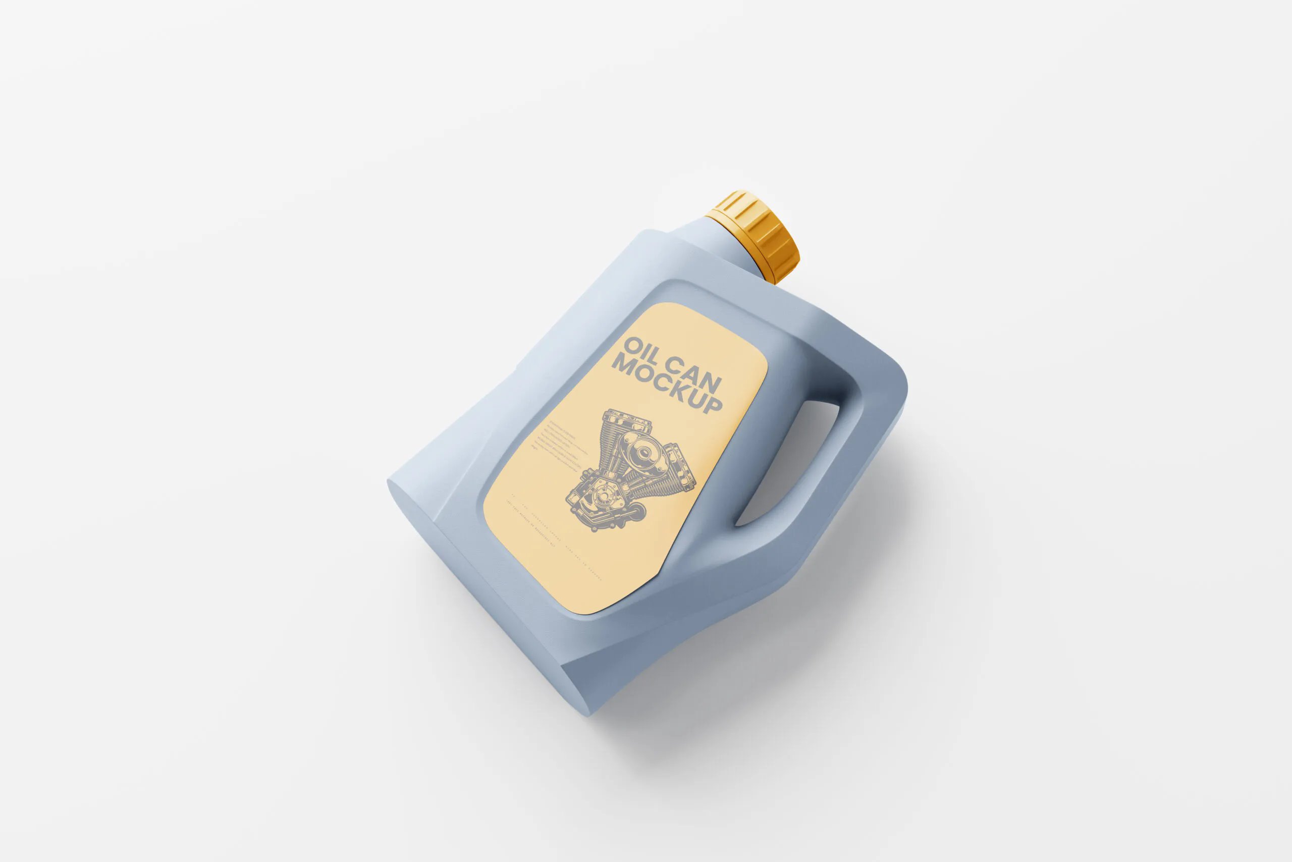 10 Plastic Engine Oil Can Mockup in Varied Sights FREE PSD