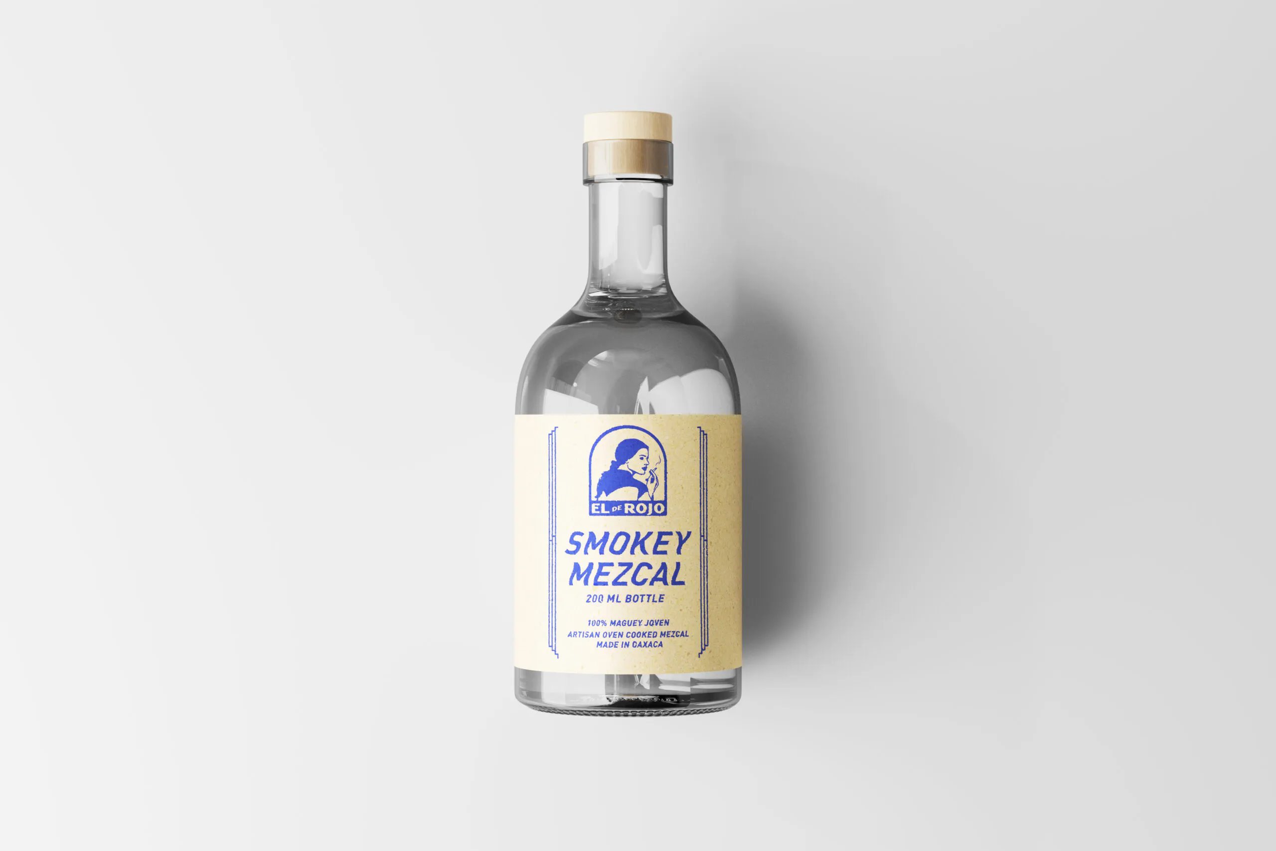 5 Clear Mezcal Bottle Mockups in Different Views FREE PSD