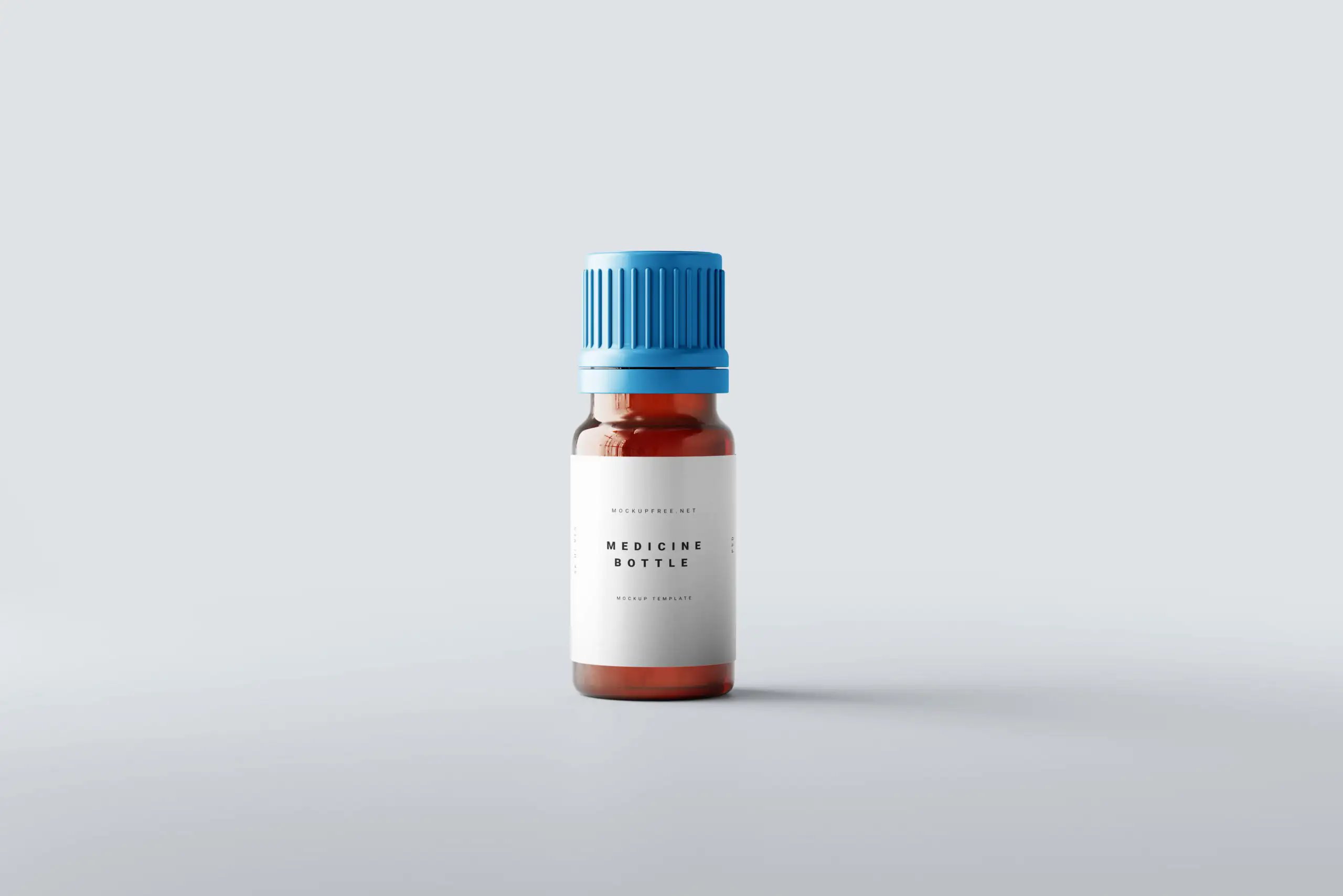 5 Medicine Bottle Mockups with Box in Distinct Sights FREE PSD