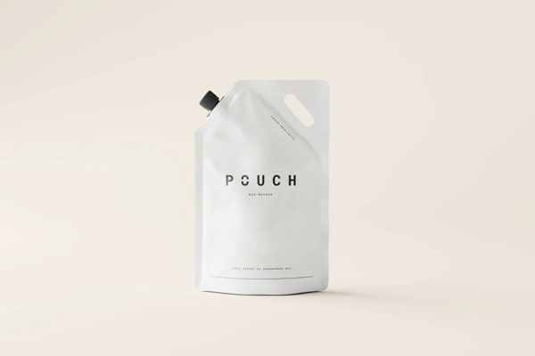 5 Pouch Bag Mockups in Varied Sights FREE PSD