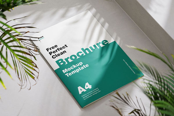 6 Brochure Mockups with Sunny Scene in Varied Shots FREE PSD