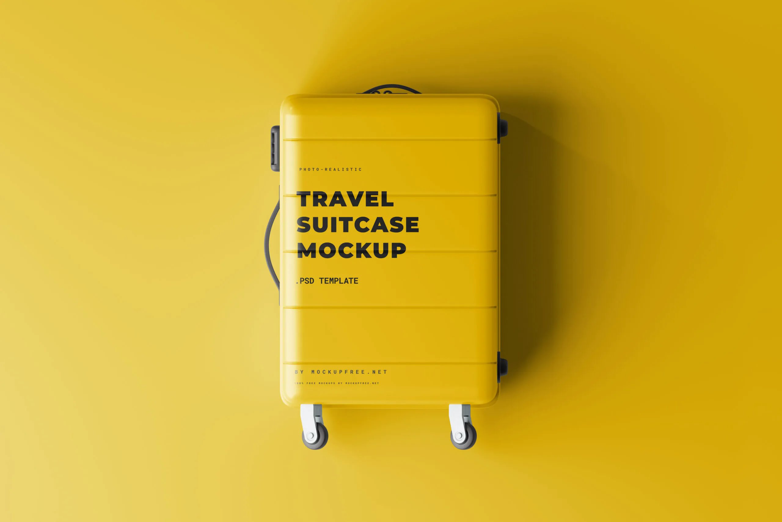 8 Travel Suitcase Mockups in Distinct Shots FREE PSD
