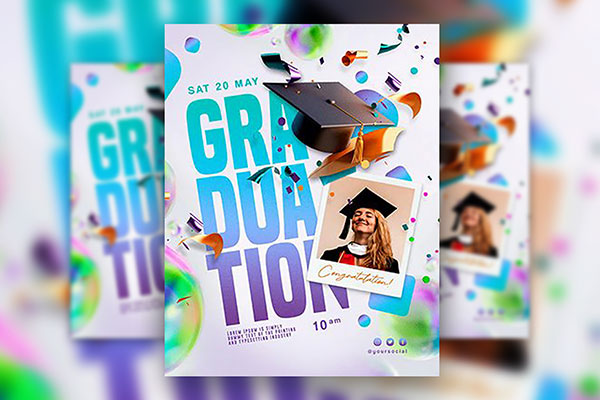 Graduation Flyers / Posters - Free Download (2025) | Resource Boy