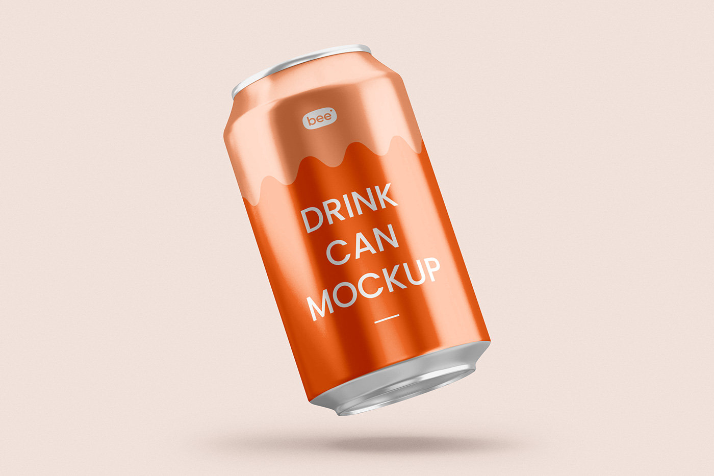 Perspective View of Aluminum Can Mockup Free Download | Resource Boy