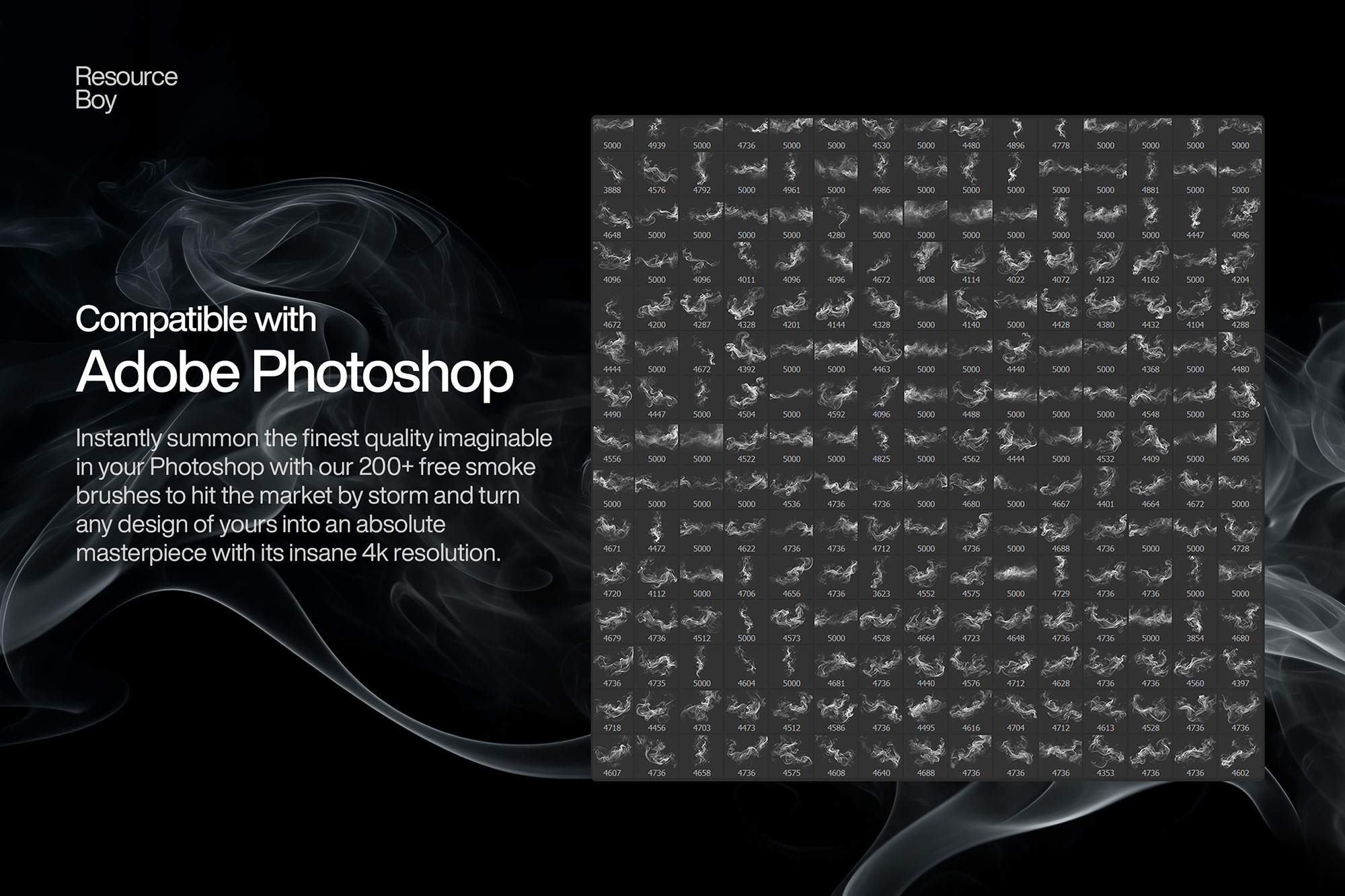 Free Smoke Photoshop Brushes