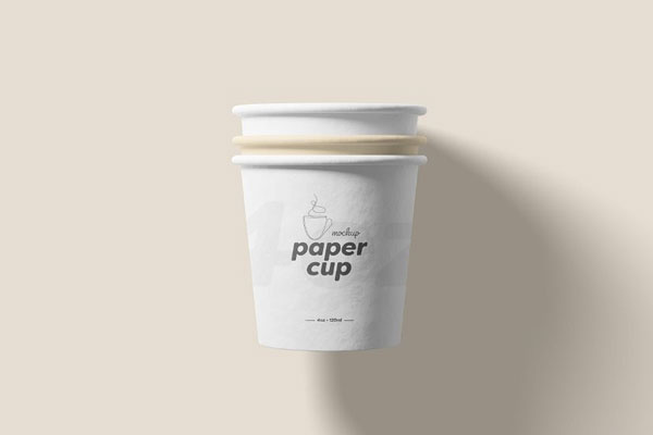 3 Views of Paper Cup Mockup FREE PSD