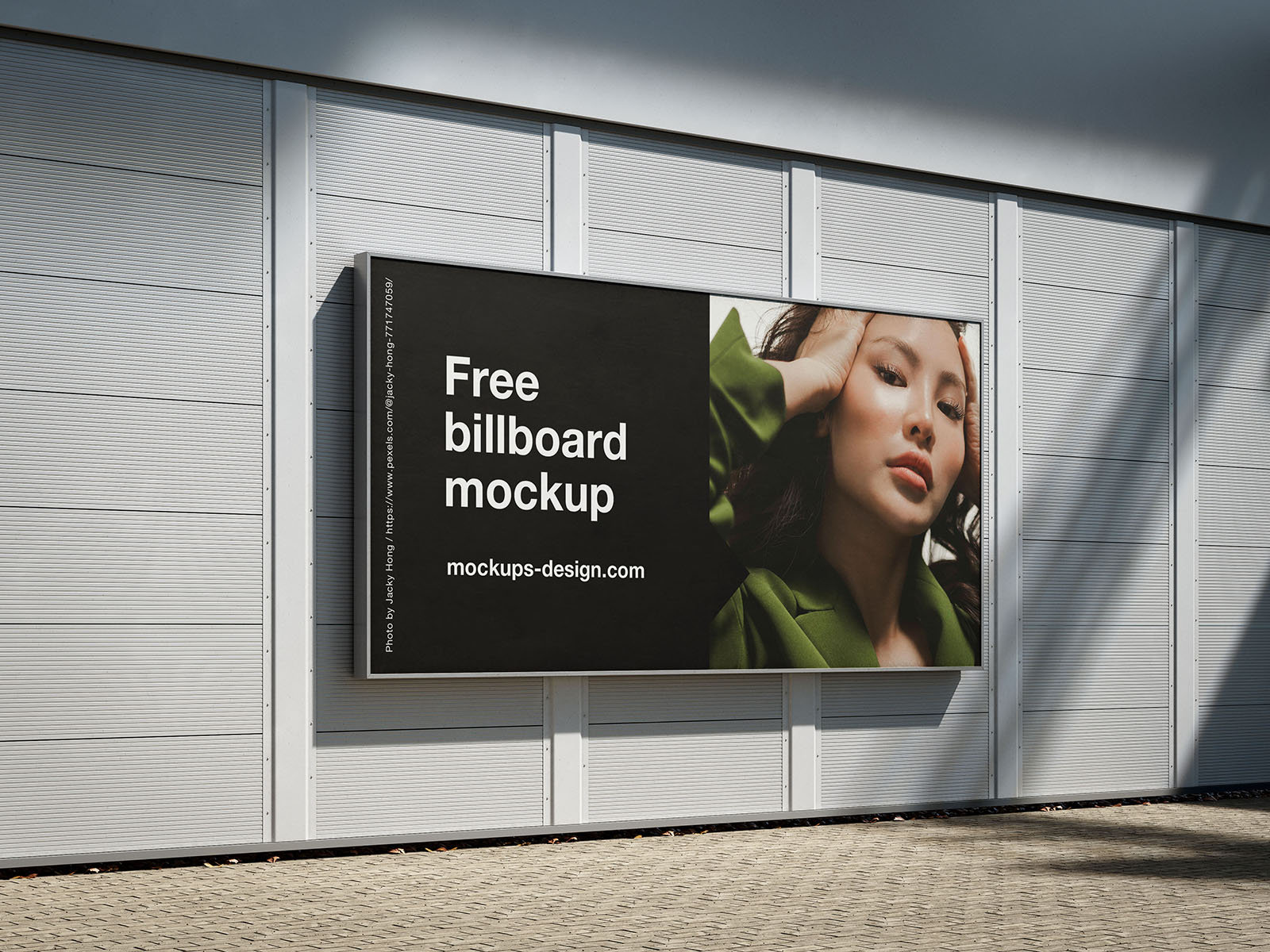4 Different Shots of Billboard Mockup FREE PSD