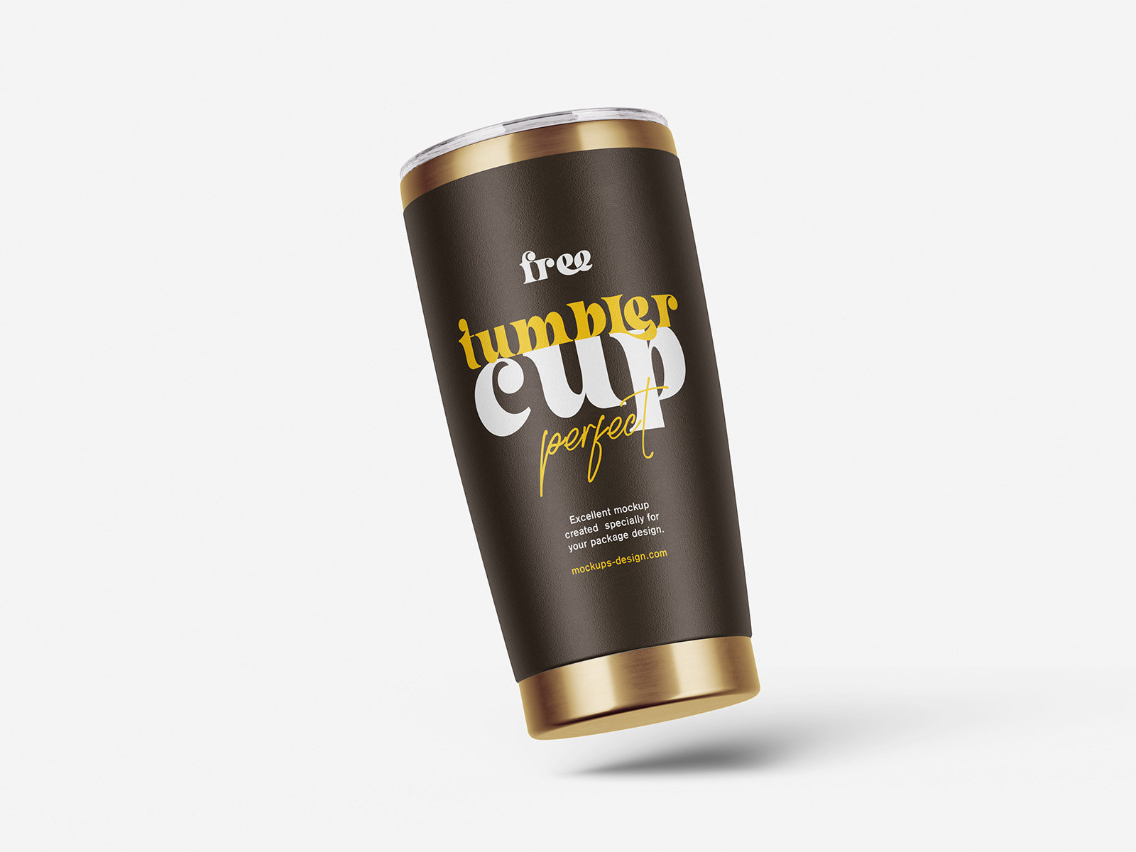 4 Different Visions of Tumbler Mockup FREE PSD