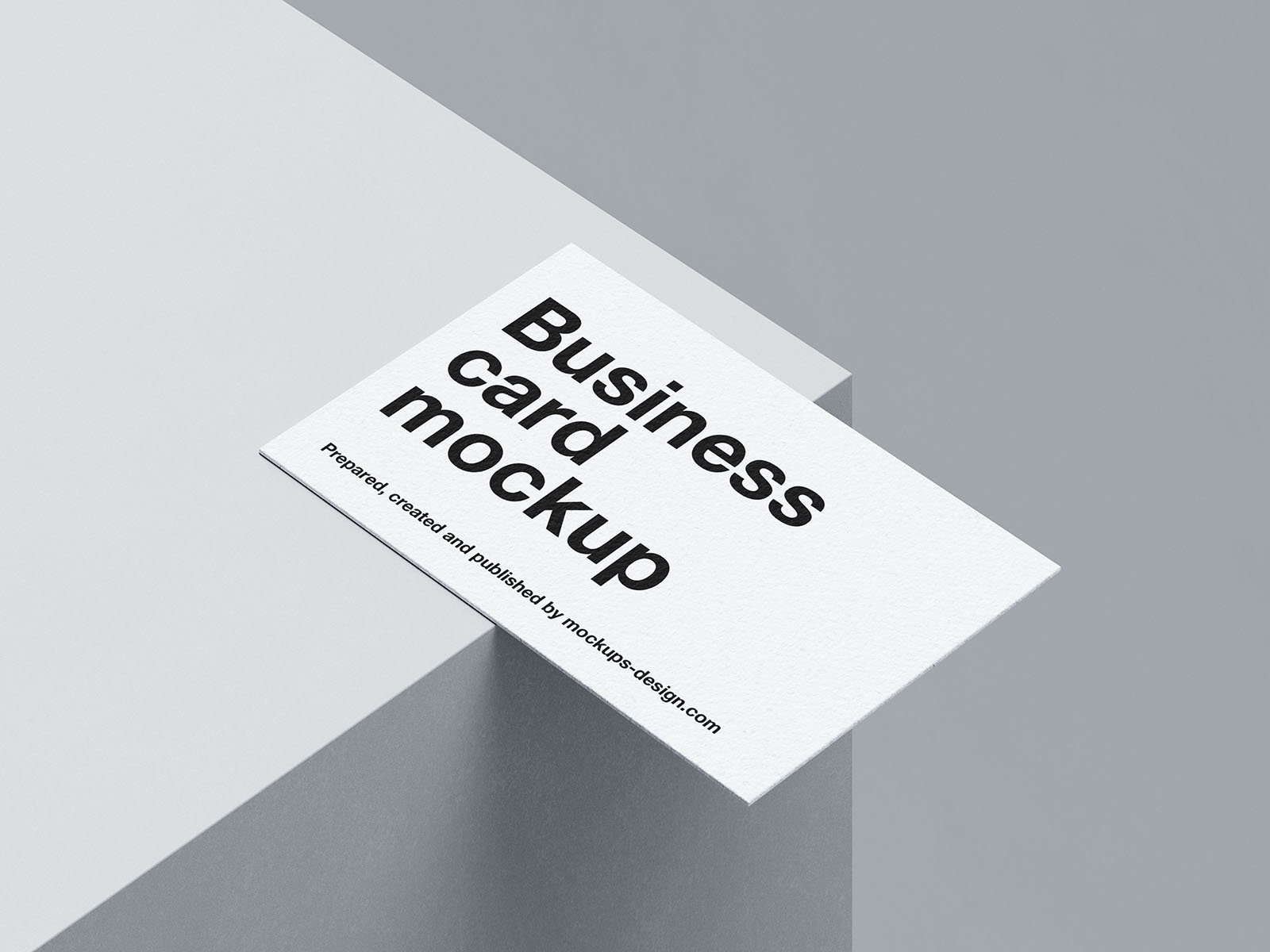 4 Minimal Shots of Business Cards Mockup FREE PSD