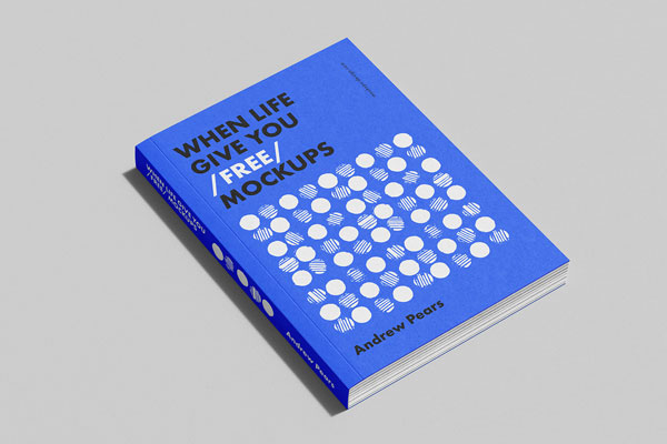 7 Vertical Book Mockups in Different Visions FREE PSD