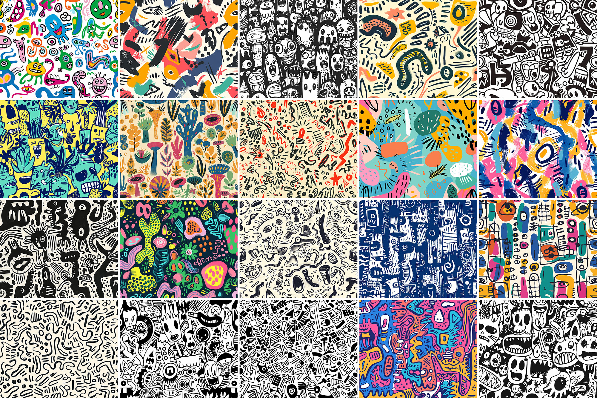 Doodle Patterns Free Motifs Doodle UPFV