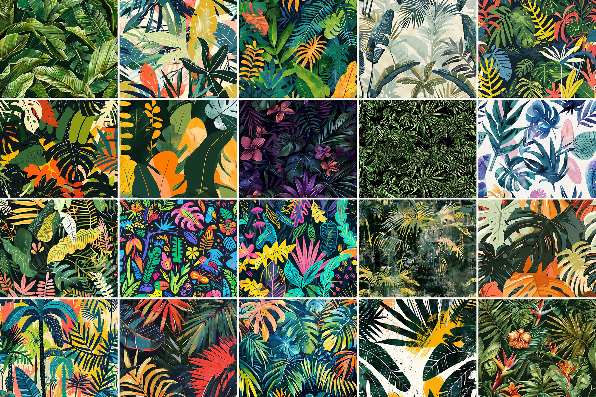 Free Jungle Patterns (500+ Seamless Patterns)