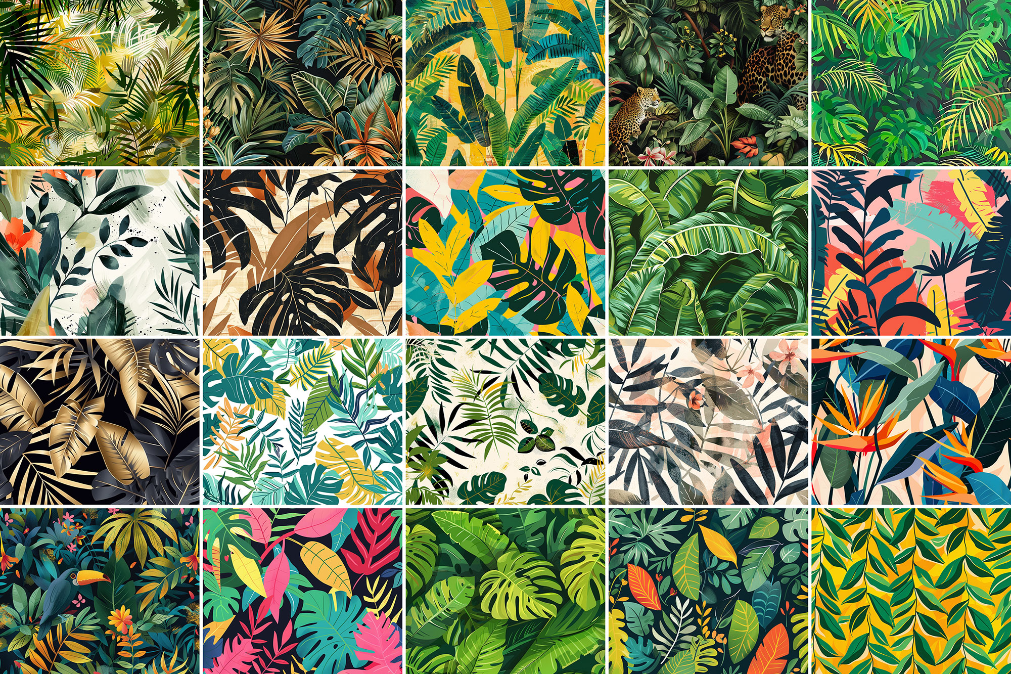 Free Jungle Patterns (500+ Seamless Patterns)