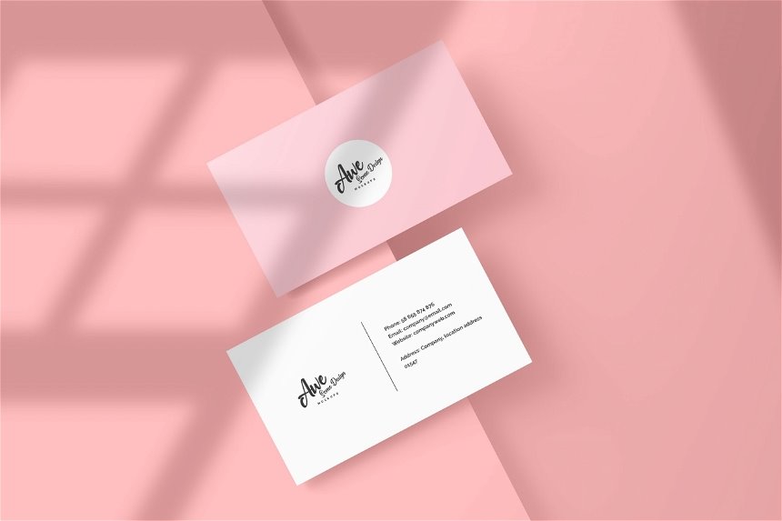 Business Card Mockup in 8 Distinct Visions FREE PSD