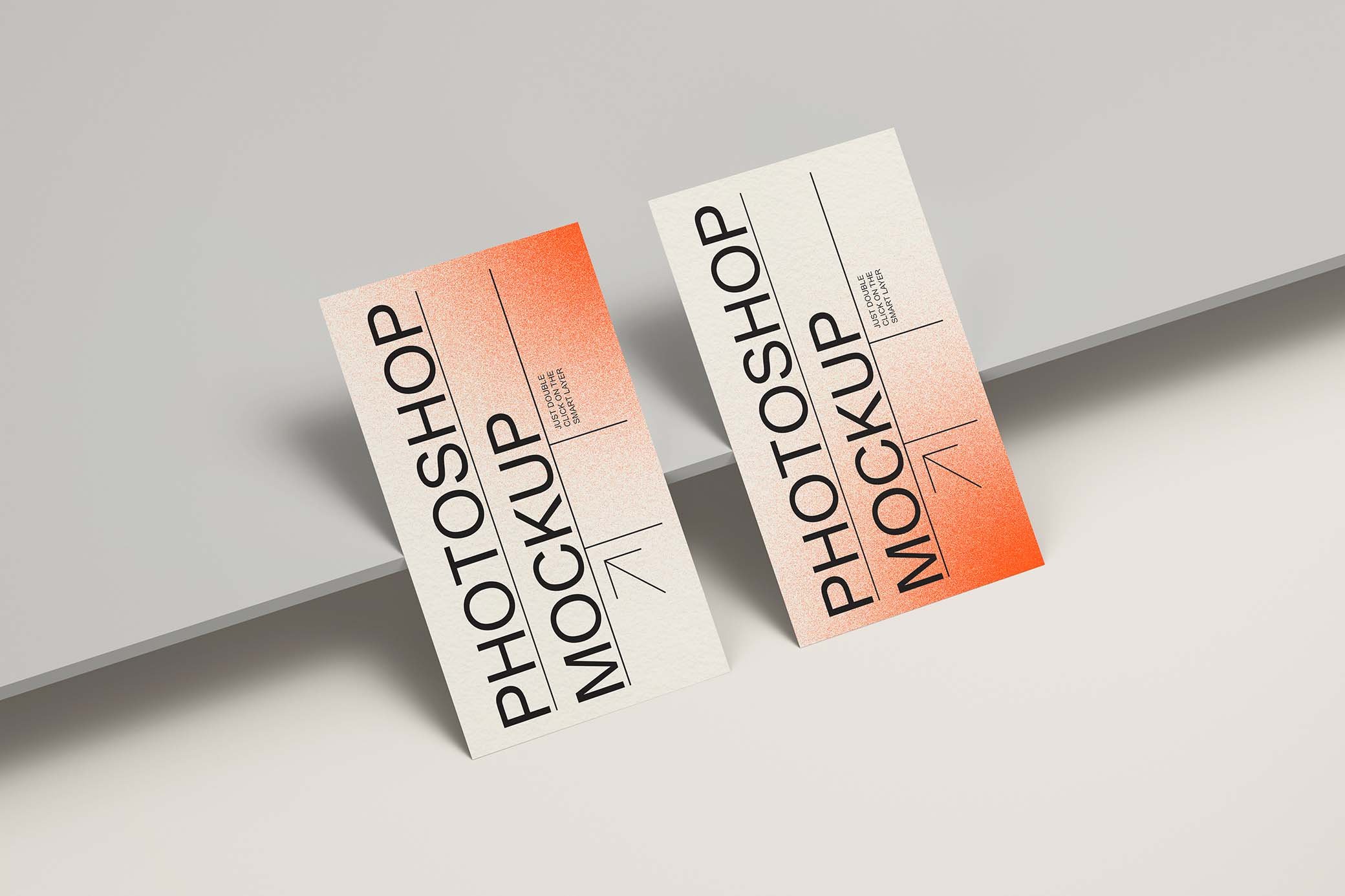 Business Cards Mockup in Perspective View Free Download | Resource Boy