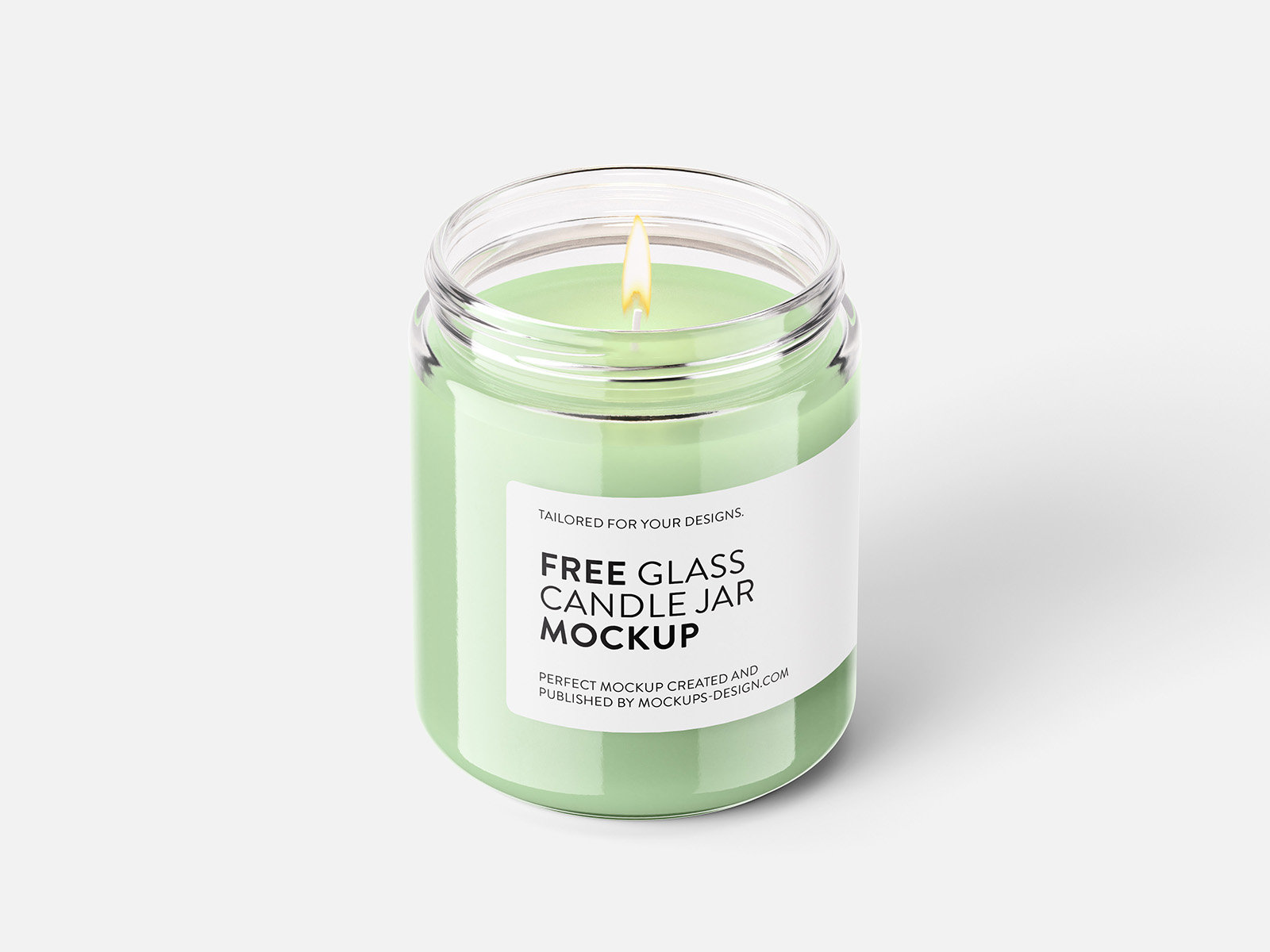 Isolated Candle Mockup in 6 Distinct Shots FREE PSD
