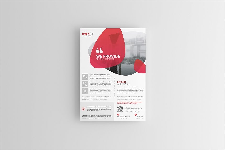 3 Visions of A4 A5 Flyer Mockup FREE PSD
