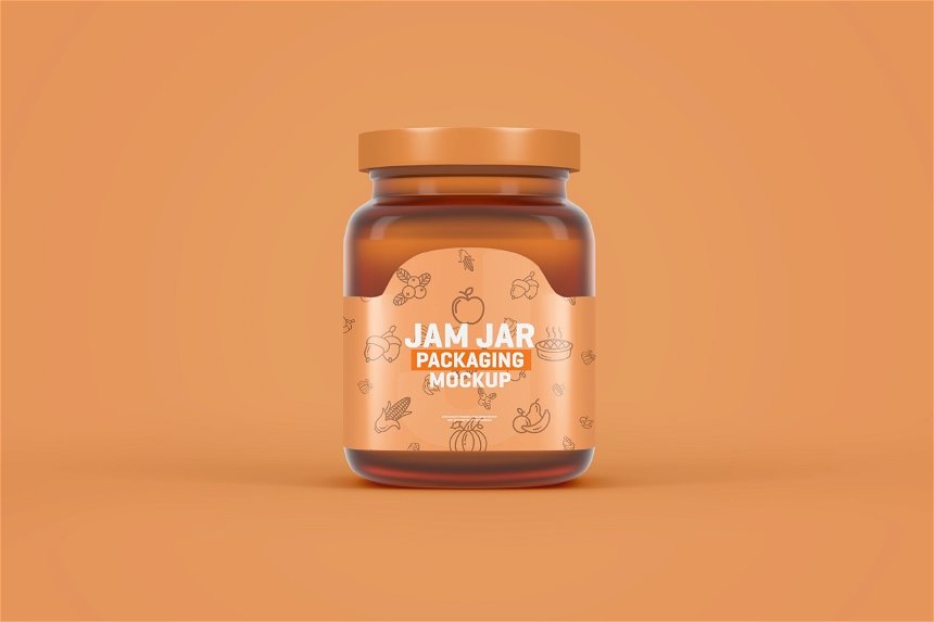 5 Showcases of Jam Jar Mockup (FREE) - Resource Boy