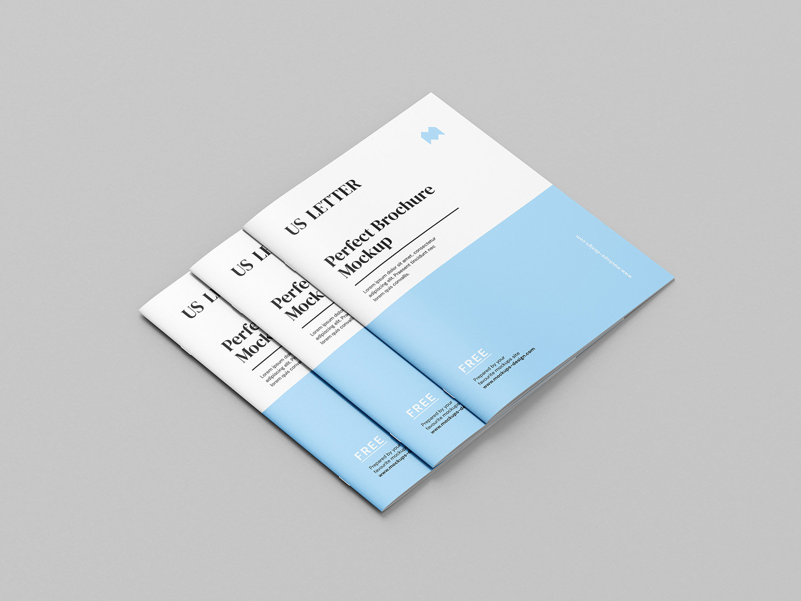 8 Mockups of US Letter Brochures in Varied Shots Free Download ...